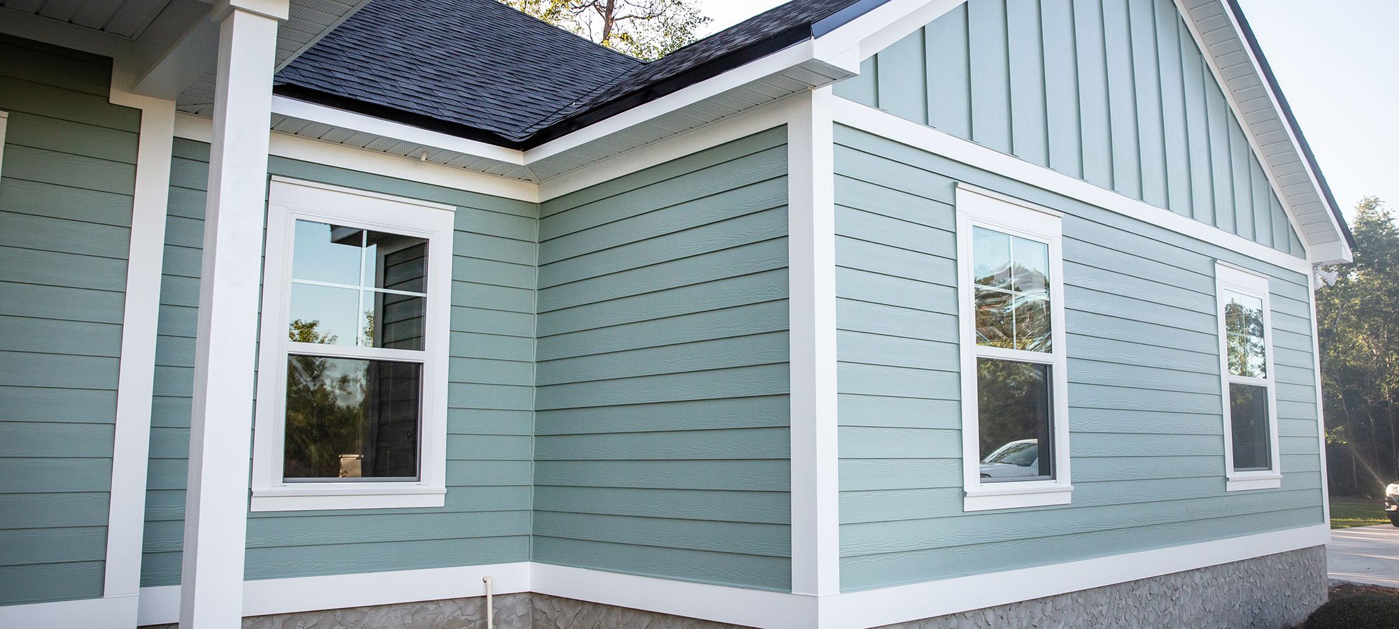 Plank Siding Blue