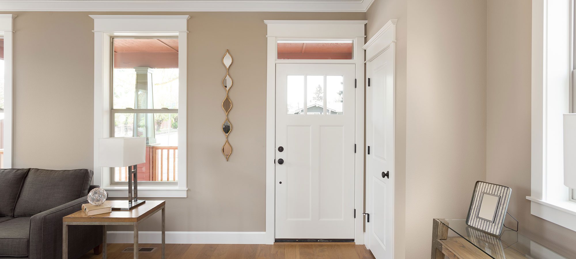 doors windows molding white interior